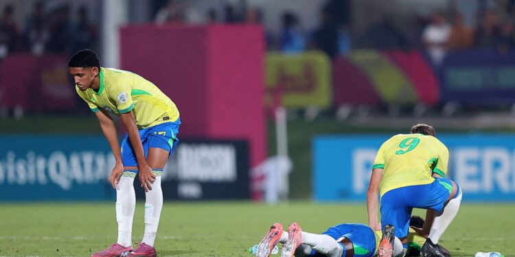 Nos pênaltis, Brasil perde para Portugal e está fora da final da Copa do Mundo Sub-17