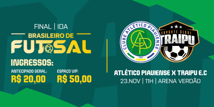 AO VIVO: Atlético-PI x Traipu | Final | Ida | Campeonato Brasileiro de Futsal 2025