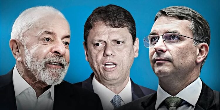 Paraná Pesquisas: Flávio e Tarcísio empatam com Lula em 2º turno