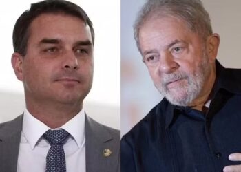 ATLASINTEL: Flávio Bolsonaro sai pela primeira vez à frente de Lula em uma simulação de 2º turno