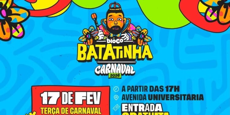 Bloco Batatinha nos preparativos finais para animar a Zona Leste de Teresina dia (17)