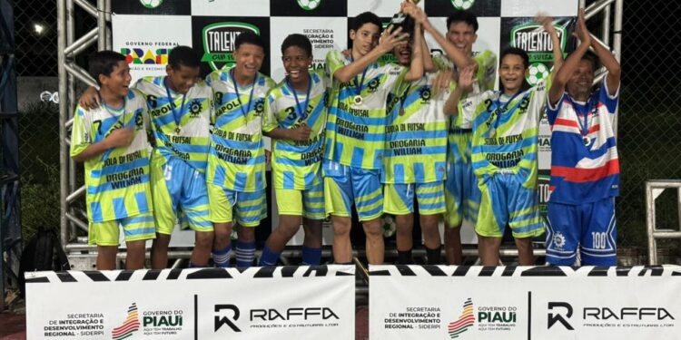 Promorar e Napoli fazem decisão do Talentos Cup e fecham 1ª etapa de evento com mais de 100 atletas no Piauí