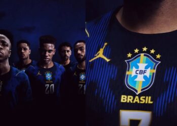 CBF apresenta nova camisa reserva da Seleção Brasileira para a Copa do Mundo