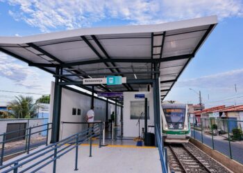 Metrô de Teresina opera com horário reduzido até 28 de março para obras de modernização da linha férrea