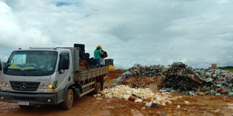 Adapi autua e determina descarte de 3,5 toneladas de queijo irregular apreendidas pela PRF em Picos