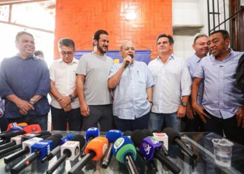 Com a presença de Rueda, Joel e Ciro participam da filiação de Jeová Alencar ao União Brasil