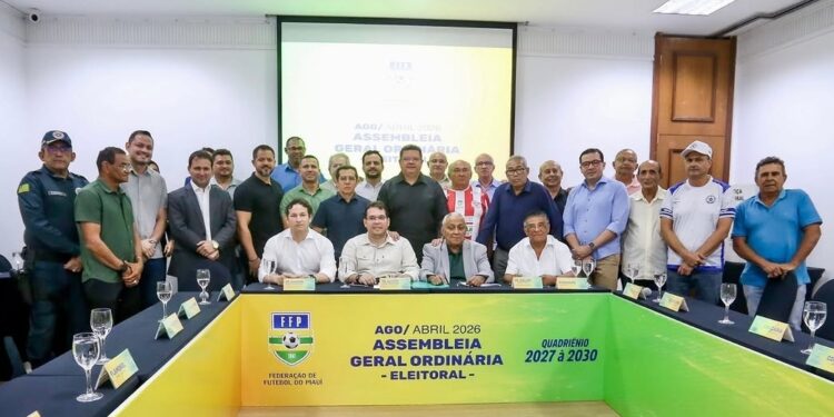 Robert Brown é reeleito presidente da Federação de Futebol do Piauí até 2030