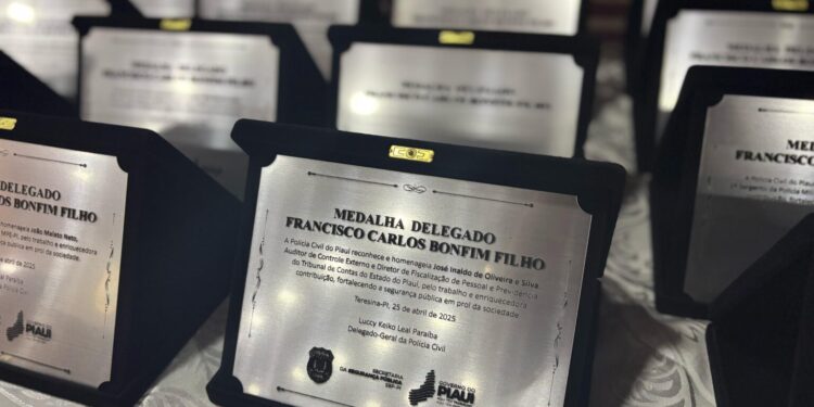 Governo do Estado homenageia policiais, delegados, investigadores e peritos da Polícia Civil em solenidade nesta terça (28)