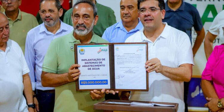 Em São Luís do Piauí e Santo Antônio de Lisboa, governador entrega obras e anuncia mais de R$ 12,8 milhões em novos investimentos