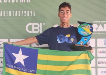 Nadador piauiense conquista ouro em etapa nacional de águas abertas e garante índice para os Jogos da Juventude 2026