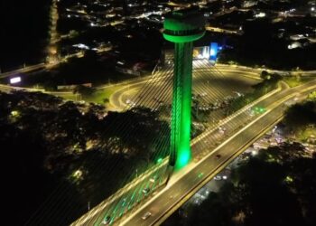 Cartão-postal de Teresina, Ponte Estaiada passa por revitalização luminotécnica