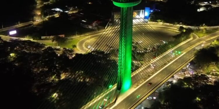 Cartão-postal de Teresina, Ponte Estaiada passa por revitalização luminotécnica