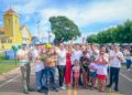 Em Buriti dos Lopes, governador inaugura asfalto em 26 ruas e estrada para Barra do Longá