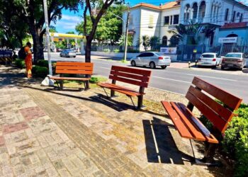 Prefeitura entrega revitalização do canteiro central da Avenida Frei Serafim