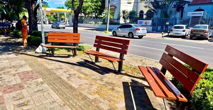 Prefeitura entrega revitalização do canteiro central da Avenida Frei Serafim