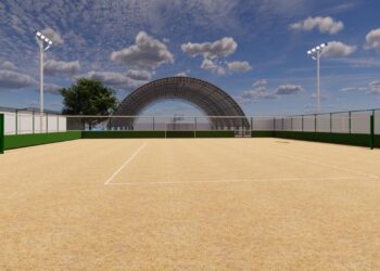 Governo do Piauí investe R$ 300 mil na construção de espaço esportivo em Novo Santo Antônio