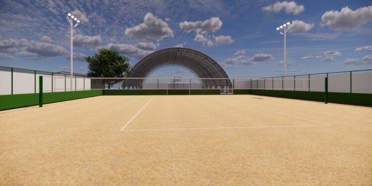 Governo do Piauí investe R$ 300 mil na construção de espaço esportivo em Novo Santo Antônio