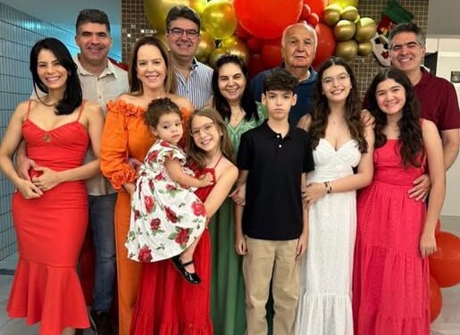 SOCIEDADE: Comemoração em família para os 80 anos de Luciano Nunes